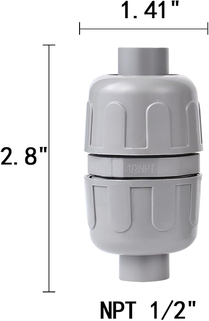 NPT 1/2 Double Conduit Liquid-Tight Connector Straight | Extend Repair Conduit - Image 2
