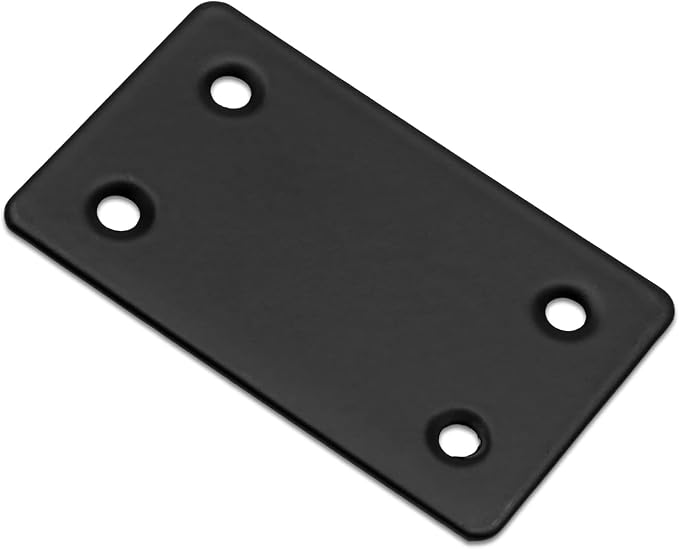 Bonsicoky 8Pcs Flat Straight Brace Brackets, 2.4 x 1.5 / 60 x 38mm | Stainless - Image 6