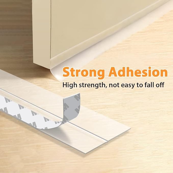 33.5 Ft Weather Stripping Door Seal Strip, Silicone Tape - Image 3