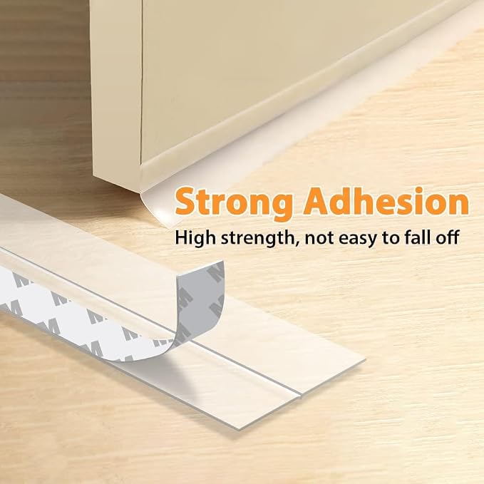 33.5 Ft Weather Stripping Door Seal Strip, Silicone Tape - Image 3