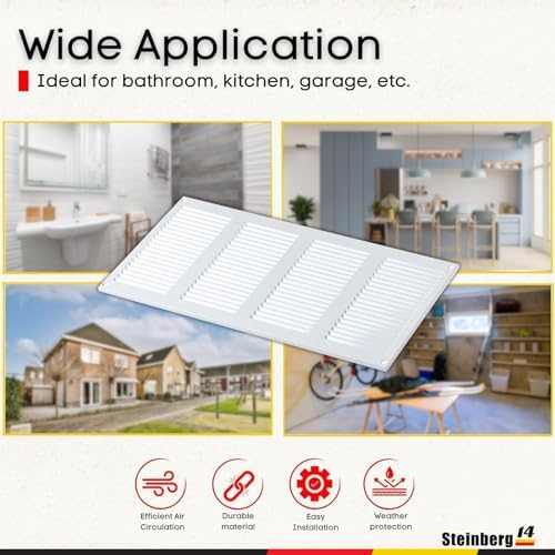 Steinberg14 White Vent Cover 14x6 - Image 4