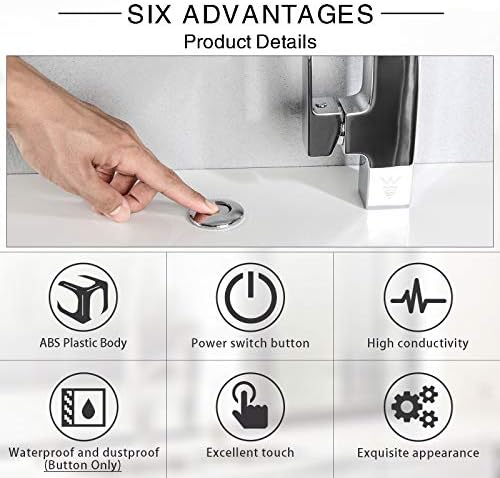 Air Activated Switch Button for Sink Garbage Disposal Part - Image 3