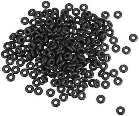 uxcell Nitrile Rubber O-Rings 7mm OD 3mm ID 2mm Width, Metric Sealing Gasket by uxcell