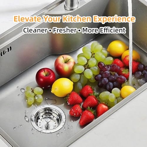 Kitchen Sink Drain Assembly, Basket Strainer - Image 6