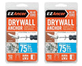 #8 x 1-1/4" Twist-N-Lock 75-lb Drywall Anchors by E-Z+Ancor