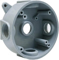 Round Electrical Outlet Box, Weatherproof 5 Hole-1/2 or 3/4 in Electrical by YXX-TECH