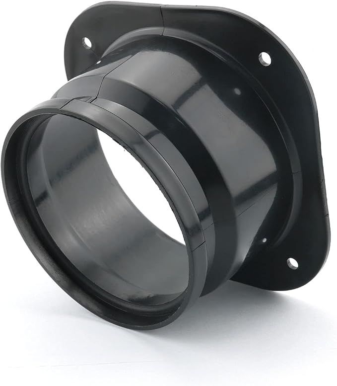 Dryer Vent Wall Plate 4Inch/100mm ABS Plastic Air Duct Connector Flange Panel - Image 3