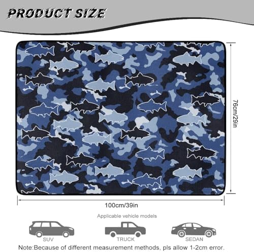 Fish Camo Universal Cargo Liner 29"x39" - Image 7