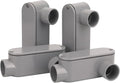4Pack 1 Inch Rigid PVC Conduit Body Type LL 1IN PVC Conduit Bodies LL Type by CKVIHAV