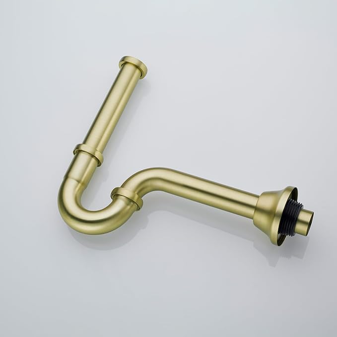 Brass P Trap U-Shape 1 1/4 Sink Drain Pipe - Image 9