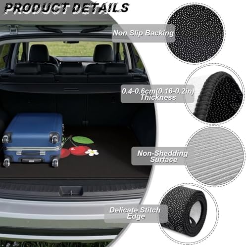 Cherry Car Trunk Mat Universal Fit 29"x39" - Image 6