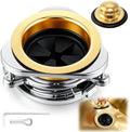 Garbage Disposal Flange Kit, Fit 3 1/2" Sink Drain Hole by Saillong
