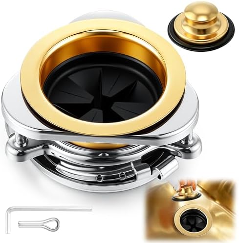 Garbage Disposal Flange Kit, Fit 3 1/2" Sink Drain Hole by Saillong