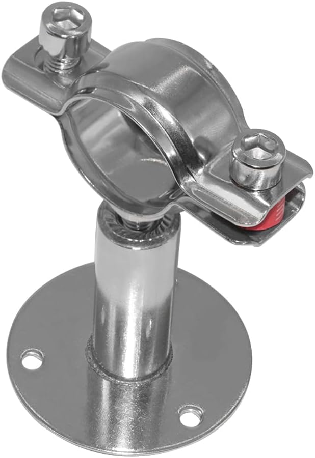 Beduan 1.25 Inch Stainless Steel Pipe Support Wall Ceiling Mount Strap Clamp - Image 3