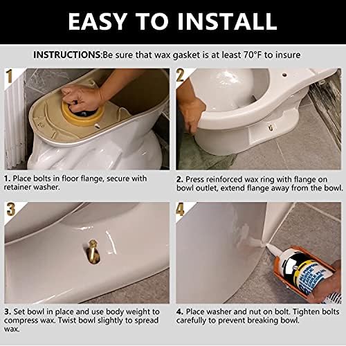 Extra Thick Toilet Wax Ring Kit - Image 4