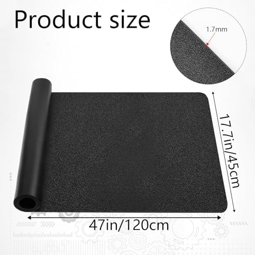Work Bench Mat Top 47.2" x18" DIY Worktable Mat PU Leather Workbench Pad Topper - Image 2