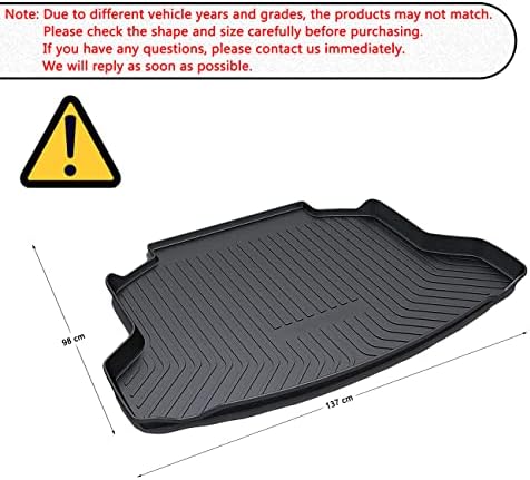 All Weather TPO Cargo Liners Trunk Mats Custom-fit - Image 7