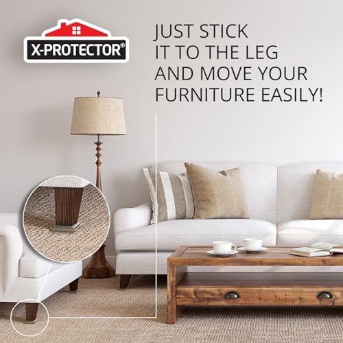 X-PROTECTOR Chair Sliders – 24 PCS 2" Furniture Sliders - Image 5