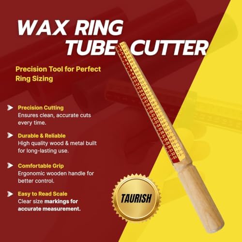 TAURISH Wax Tube Ring Sizer Mandrel Reamer UK Sizes 1-33 and EU Sizes 41-73 - Image 6