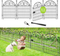 Getlay Dog Fence Outdoor for Yard, 32 in×8.8 Ft 4 Panels Garden Fences by Getlaygardenfence
