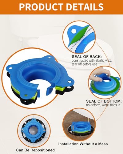 Elastic Wax Ring Toilet Flange Repair Kit - Image 6