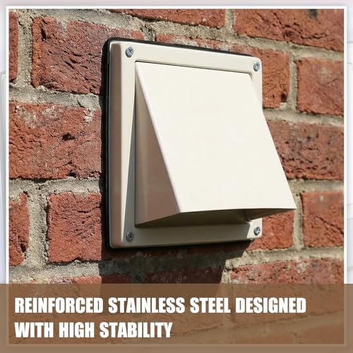 Gisafai 6 Inch Dryer Vent Cover Outdoor - Image 5