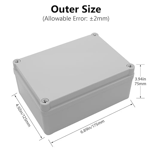 Junction Box IP67 Waterproof Dustproof ABS Plastic Project Box - Image 2