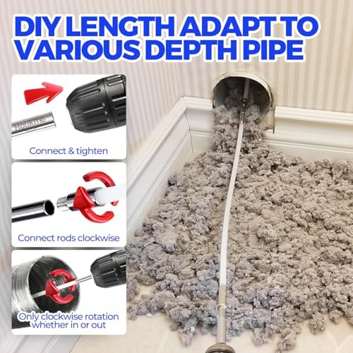 Holikme 60Ft Dryer Vent Cleaner Kit - Image 3