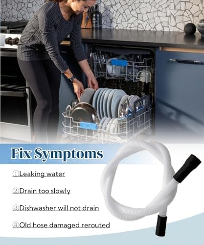 4.5 Feet WD24X10062 Dishwasher Drain Hose Fits - Image 4