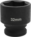 1/2" Drive 32mm Deep Impact Socket, 6 Point Chrome Molybdenum Steel Heavy Duty by YTkavq