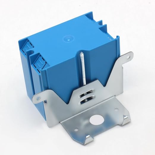 PVC Blue Adjustable Electrical Box Outlet, 3 Pack | 21Cu.inSingle-Gang - Image 6