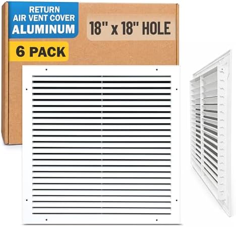 Fits 18x18 Hole | Aluminum Return Air Grille by Handua | Vent Cover Grill by Handua