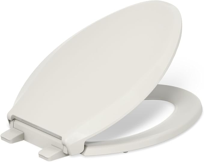 KOHLER 4636-RL-47 Cachet ReadyLatch Elongated Toilet Seat Slow Close, Soft by Unknown