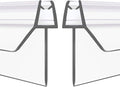 2-Pack Frameless Shower Door Bottom Seal Strip by GEZMR