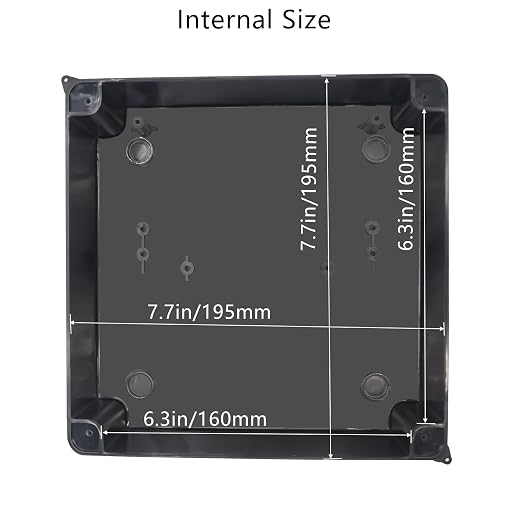 Junction Box, Reserved Holes Electrical Boxes Waterproof IP65 ABS Plastic - Image 5