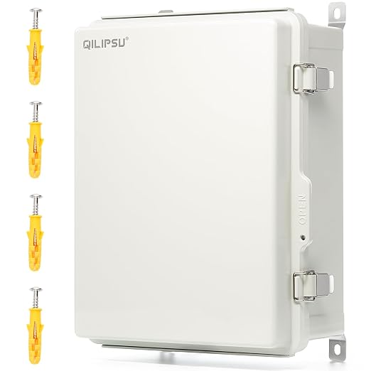 QILIPSU UL94-V0 Outdoor Electrical Box 16.4"x12.4"x7.1" Waterproof Junction Box by QILIPSU