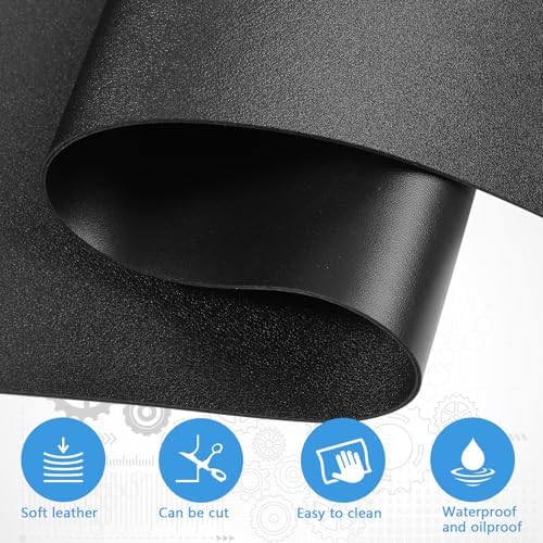 Work Bench Mat Top 47.2" x18" DIY Worktable Mat PU Leather Workbench Pad Topper - Image 3