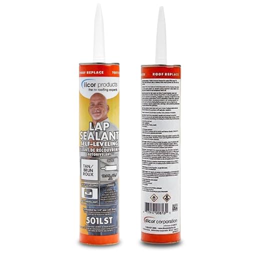 Dicor 501LST Self-Leveling Lap Sealant – Tan RV Roof Caulk – 6 Pack – Leak - Image 2