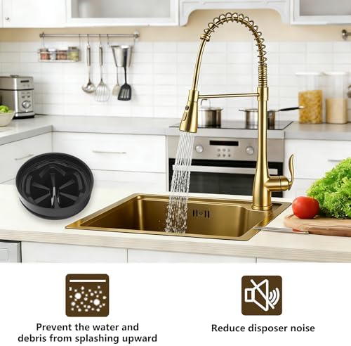 Garbage Disposal Flange 5-Piece Kit, 3.5" Putty-Free Leak-Proof Sink Stopper by - Image 4