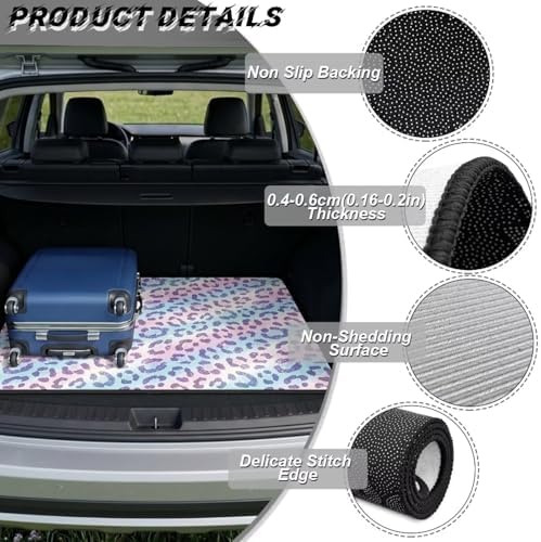 Pastel Leopard Universal Cargo Liner Gardening Trunk Mat Waterproof Cargo Liner - Image 6