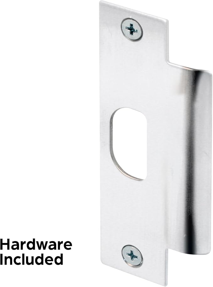 Prime-Line U 9429 Door Strike, US26 Chrome Plated Steel, Commercial ASA - Image 3
