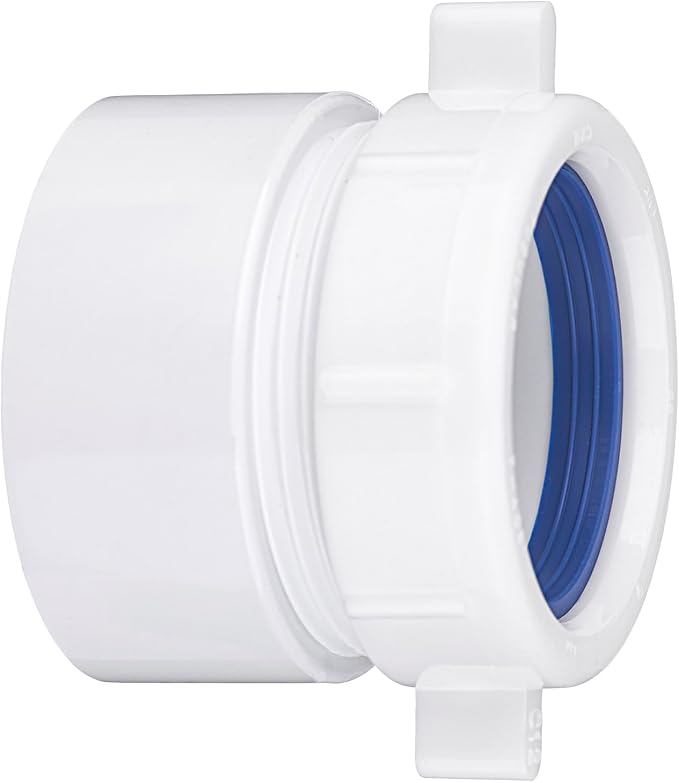 tatatagear 1-1/2 inch P-trap Adapter Connector White - Image 8