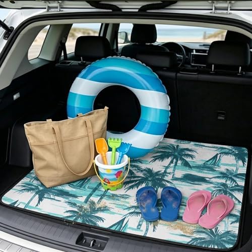 Teal Palm Pet Friendly Trunk Mat 29"x39" - Image 2