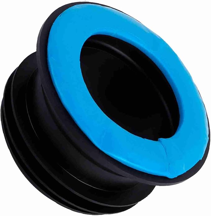 Toilet Rubber, Odor Proof Rubber Seal Drain Pipe Sealing Toilet Wax Replacement - Image 2