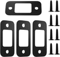 4Pack Deadbolt Strike Plate Door Backplate, Door Strike Plate by Quadafy