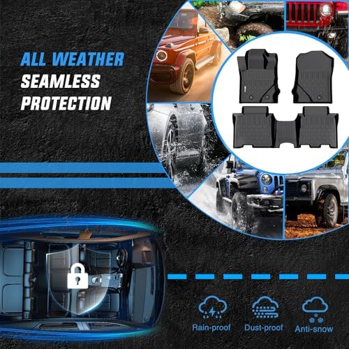 Nilight TPE Floor Mats for Ford Bronco 4 Door - Image 5