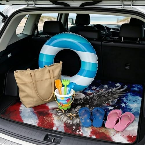 ELEQIN Trunk Cargo Liner for Cars SUV Sedan Truck Non Slip Backing Car Cargo - Image 2