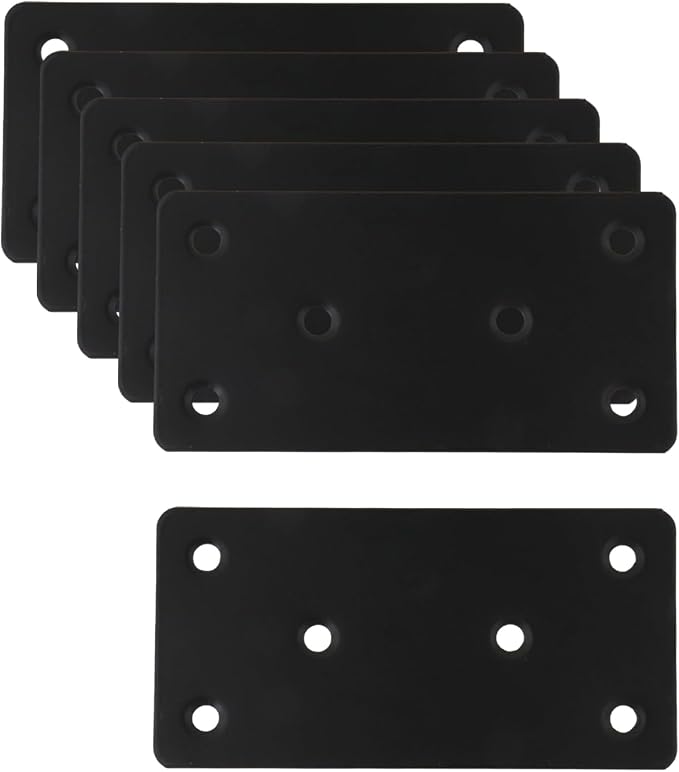 6Pcs Flat Straight Square Stainless Steel Connectors | by TSNAMAY