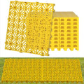 10 Pcs 15.7" x 15.7" Heavy Duty Ground Protection Mats, Interlocking Non-Slip by Nalwort