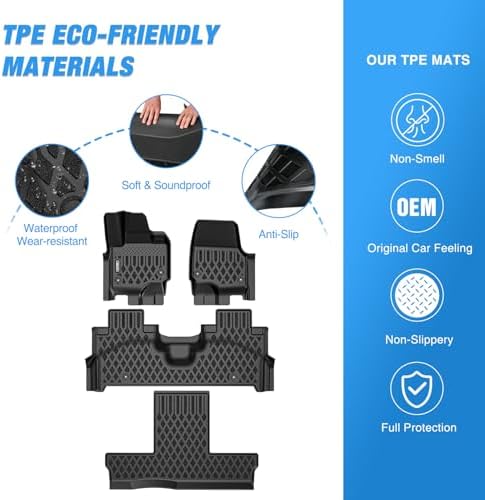 Nilight TPE Floor Mats for Ford Expedition Max - Image 3